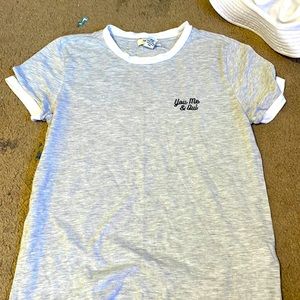 You me and Qui gray shirt